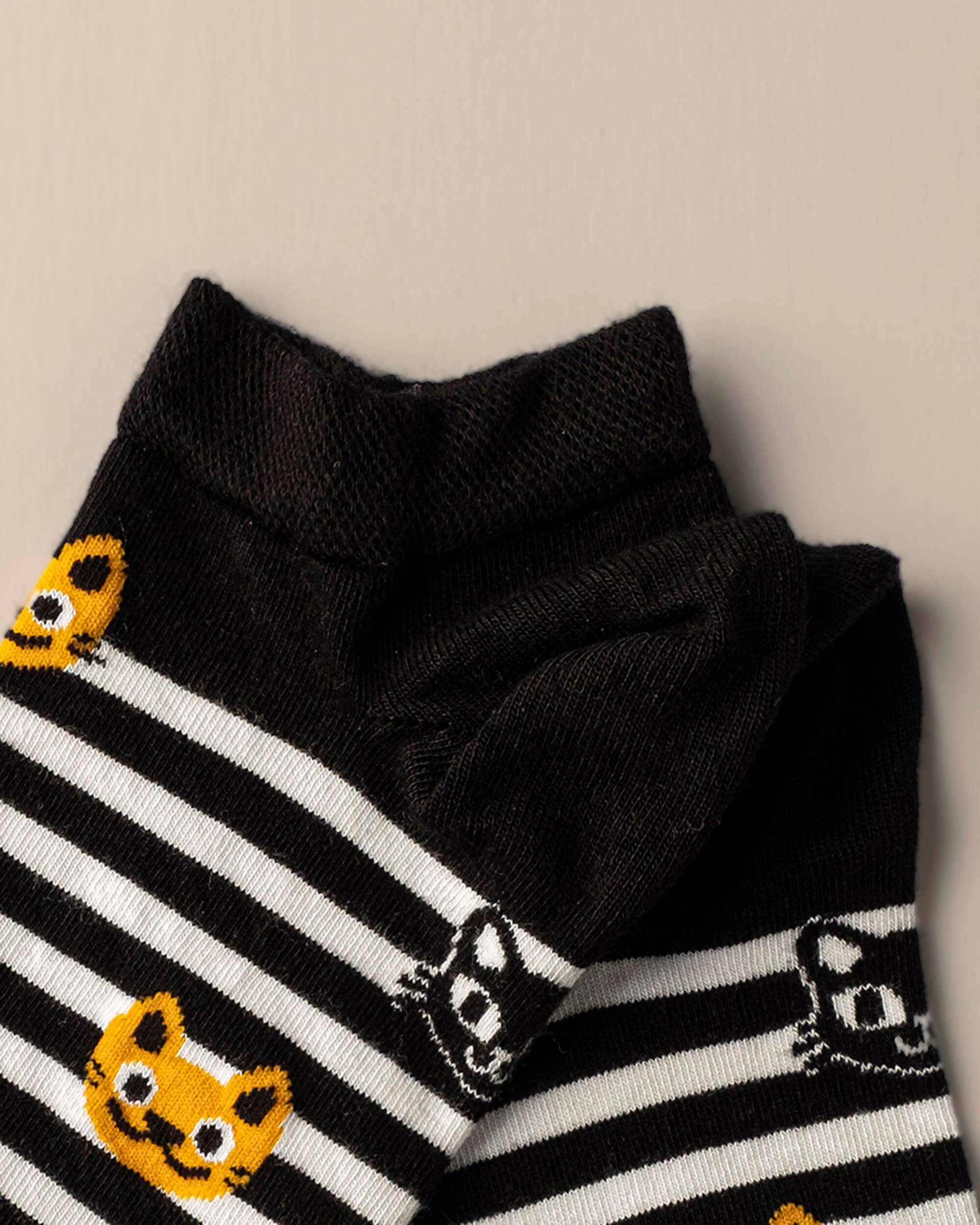 Stripe Meow · Ankle Sock